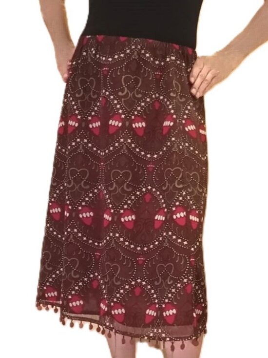 Belly Basics Dresses & Skirts - Skirt with Beaded Trim
